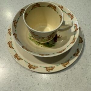 Royal Doulton Bunnykins 1936 Dish Set